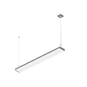 Pendelarmatuur WORKLIGHT P LINE 150 geschikt voor beeldschermwerkstations IP20, zilver dimbaar