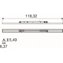 SLV 3-phase spot TRACK LINE M 3PH 80 830/835/840 DWB BK CCT Switch, switchable IP20, black 
