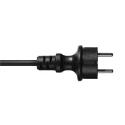 SLV spike luminaire SYNA GARDEN SPIKE with plug, switchable IP44/IP65, black 