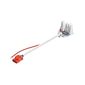 Aansluiting RETRO CON 4P003 4-polig, wit