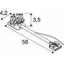 SLV plug-in connector RETRO CON 6P104 6-pole, white