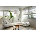 SLV Pendelarmatuur HAVEN 50 met Lamphouder, met Plafondcup E27 IP20, wit