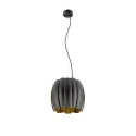 pendant luminaire HAVEN 35 with lamp socket, with canopy E27 IP20, black