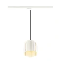 SLV 3-phase pendant luminaire HAVEN 25 with lamp socket E27 IP20, white
