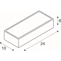 SLV Wandarmatuur WL 149 WL - LED PHASE 3000K IP20, zwart dimbaar