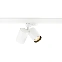 SLV 3-phase spot BIMA 2.0 3PH DOUBLE QPAR51 2 flames, cardanic, with lamp socket GU10 IP20, white