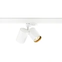 SLV 3-phase spot BIMA 2.0 3PH DOUBLE QPAR51 2 flames, cardanic, with lamp socket GU10 IP20, white