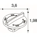 SLV switch BATTEN INDUSTRY C+P, white