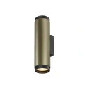 SLV Wandarmatuur GRIP! L WL UP/DOWN up / down, 2-vlams, direct / indirect GU10 IP20, brons, zwart