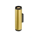 SLV wall luminaire GRIP! L WL UP/DOWN up / down, 2 flames, direct / indirect GU10 IP20, gold, black