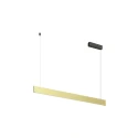 SLV Pendelarmatuur LINIUS 120 PD PHASE ROSETTE met Plafondcup IP20, messing dimbaar