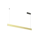 SLV pendant luminaire LINIUS 150 PD PHASE ROSETTE with canopy IP20, brass dimmable