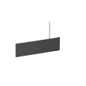 SLV pendant luminaire LINIUS 120 PD DALI RECESSED built-in version, DALI controllable IP20, black dimmable