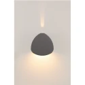 SLV outdoor wall luminaire ALEGRIA WL TRIAC CCT up / down, CCT Switch IP65, anthracite dimmable