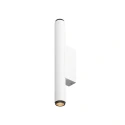SLV wall luminaire GRIP! S WL PHASE UP/DOWN 2 flames, rigid, direct / indirect IP20, black, white dimmable