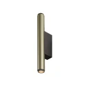 SLV wall luminaire GRIP! S WL PHASE UP/DOWN 2 flames, rigid, direct / indirect IP20, bronze, black dimmable