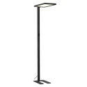 SLV floor lamp WORKLIGHT 2.0 FL UP/DOWN with touch dimmer, U-shape, UGR < 13 IP20, black dimmable