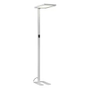 SLV floor lamp WORKLIGHT 2.0 FL UP/DOWN with touch dimmer, U-shape, UGR < 13 IP20, grey dimmable