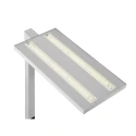SLV floor lamp WORKLIGHT 2.0 FL UP/DOWN with touch dimmer, U-shape, UGR < 13 IP20, grey dimmable