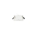 SLV ceiling recessed luminaire SENSER 2.0 12 RL SQUARE DALI CCT square, DALI controllable, CCT Switch IP20, white dimmable