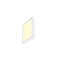 SLV Wand- en plafondarmatuur SENSER 2.0 30 CW SQUARE DALI CCT hoekig, DALI aanstuurbaar, CCT Switch IP20, wit dimbaar