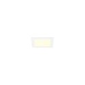 Plafondinbouwarmatuur SENSER 2.0 18 RL ROUND DALI CCT hoekig, DALI aanstuurbaar, CCT Switch IP20, wit dimbaar