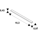 SLV Verbinder LEDSTRIP COB S met Voedermogelijkheid