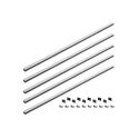 SLV surface profile LEDSTRIP SET PROFIL SURFACE + DIF S set of 5, with diffuser