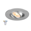 recessed spotlight NEW TRIA® 75 XL SMART SET GU10 TW round, tunable white GU10 IP20, aluminium dimmable