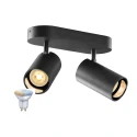 Wand- en plafondarmatuur ASTO TUBE SMART SET CW DOUBLE GU10 Set van 1, Tunable White, ZigBee aanstuurbaar