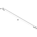 SLV toebehoren Profiel omslag LEDSTRIP DIFFUSOR OPAL S, 200cm