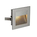Inbouwarmatuur FRAME CURVE LED, zilvergrijs 1W 90lm 3000K CRI >80