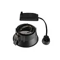 SLV Recessed luminaire HORN-T GU10, 1xGU10, 230V, Clip springs, black