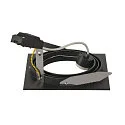 SLV Recessed downlight NEW TRIA I, ES111, square/rectangular, black