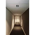 LED Downlight Set NEW TRIA II DL SQUARE Recessed luminaire, 2x6W, 38°, 2700K, incl. driver, clip springs, white