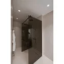 SLV LED Ceiling recessed luminaire PATTA-F, square, 12W, COB LED, 38°, 3000K, IP65, incl. Driver, white