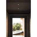 SLV Inbouwarmatuur H-LIGHT 1 LED incl. chauffeur, zwart mat dimbaar 11,5W 265lm 2700K 20° 20° CRI 80
