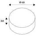 SLV Reflector voor SUPROS 78, transparant