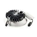 SLV Plafondinbouwarmatuur OCCULDAS 23 rond, indirect IP20, wit dimbaar