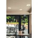 SLV Plafondinbouwarmatuur OCCULDAS 23 rond, indirect IP20, wit dimbaar