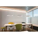 SLV LED Pendant luminaire MEDO RING 60 LED, 35W, 105°, 3000K, white