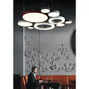 Pendelarmatuur MEDO® RING 90 ring vorm IP20, zwart dimbaar