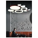 Pendelarmatuur MEDO® RING 90 ring vorm IP20, zwart dimbaar
