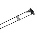 SLV WIRE LUMINAIRE, for TENSEO low-voltage wire system, QR-C51, chrome