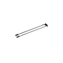 SLV Touw lamp TELESKOP QR-C51 GX5.3, zwart dimbaar