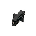 1-fase lengteconnector elektrisch, zwart