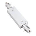 1-fase lengteconnector met voedermogelijkheid, wit