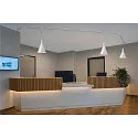 1-Phase track adapter incl. strain relief, white