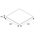 SLV Stabilisator voor x-verbinder, nikkel mat