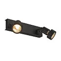 SLV Wall luminaire PURI 2 Ceiling luminaire, GU10, max. 2x50W, with Decoring, black